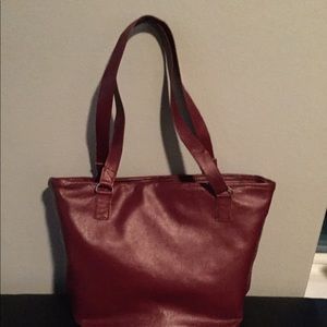 Tote For Women Purple Retro Spring Romantic Dahlia Leather Hand Totes Bag Causal Handbags Zipped Shoulder Organizer For Lady Girls Womens Handbags For Kids